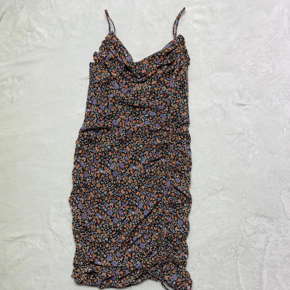Astr Multicolor Floral Midi Dress